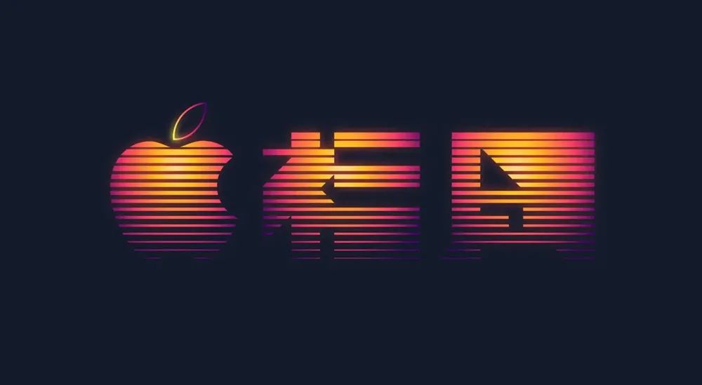 福冈Apple Store苹果LOGO设计