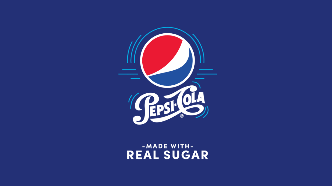 百事可乐Made with Real Sugar系列LOGO设计